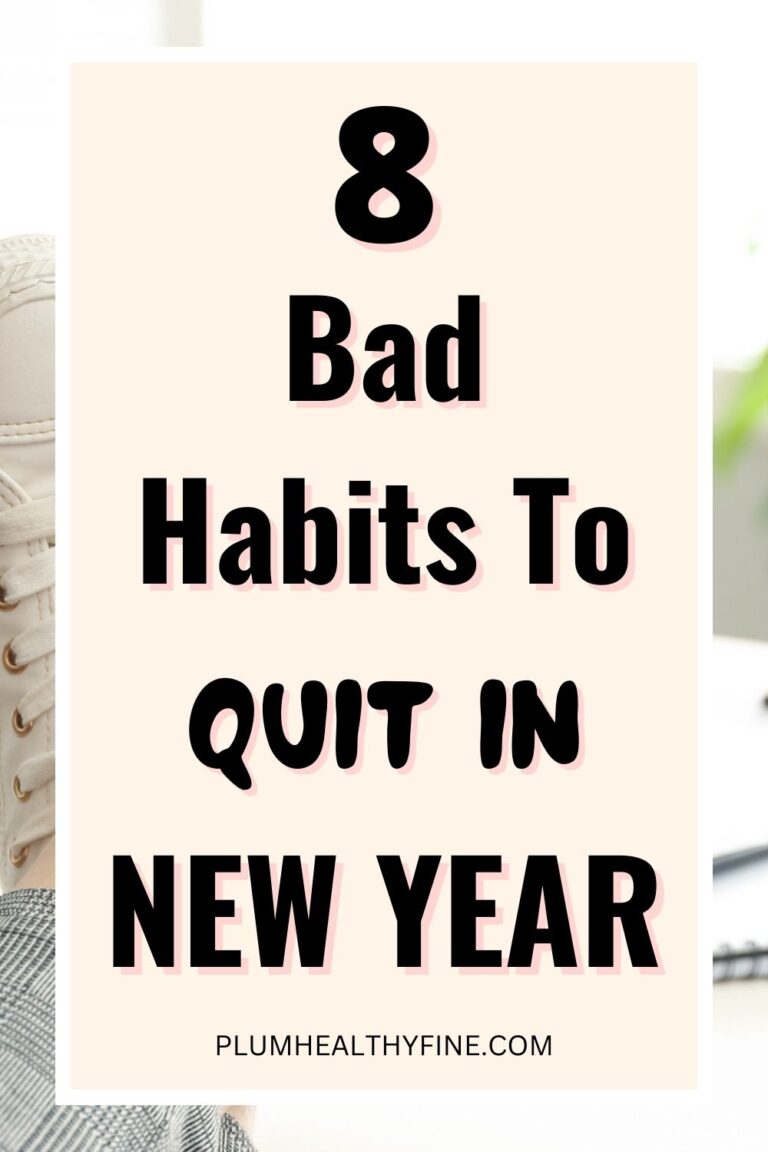 8 Bad Habits To Quit In New Year For A Successful 2025